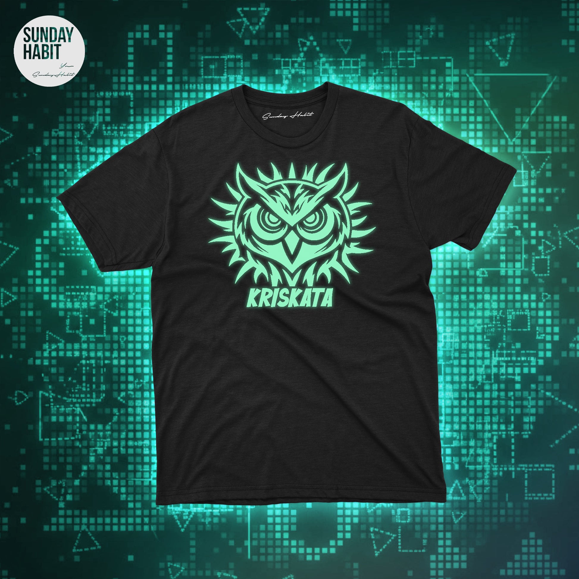 СВЕТЕЩА СЕДМИЦА - KRISKATA - черна тениска - Sunday Habit