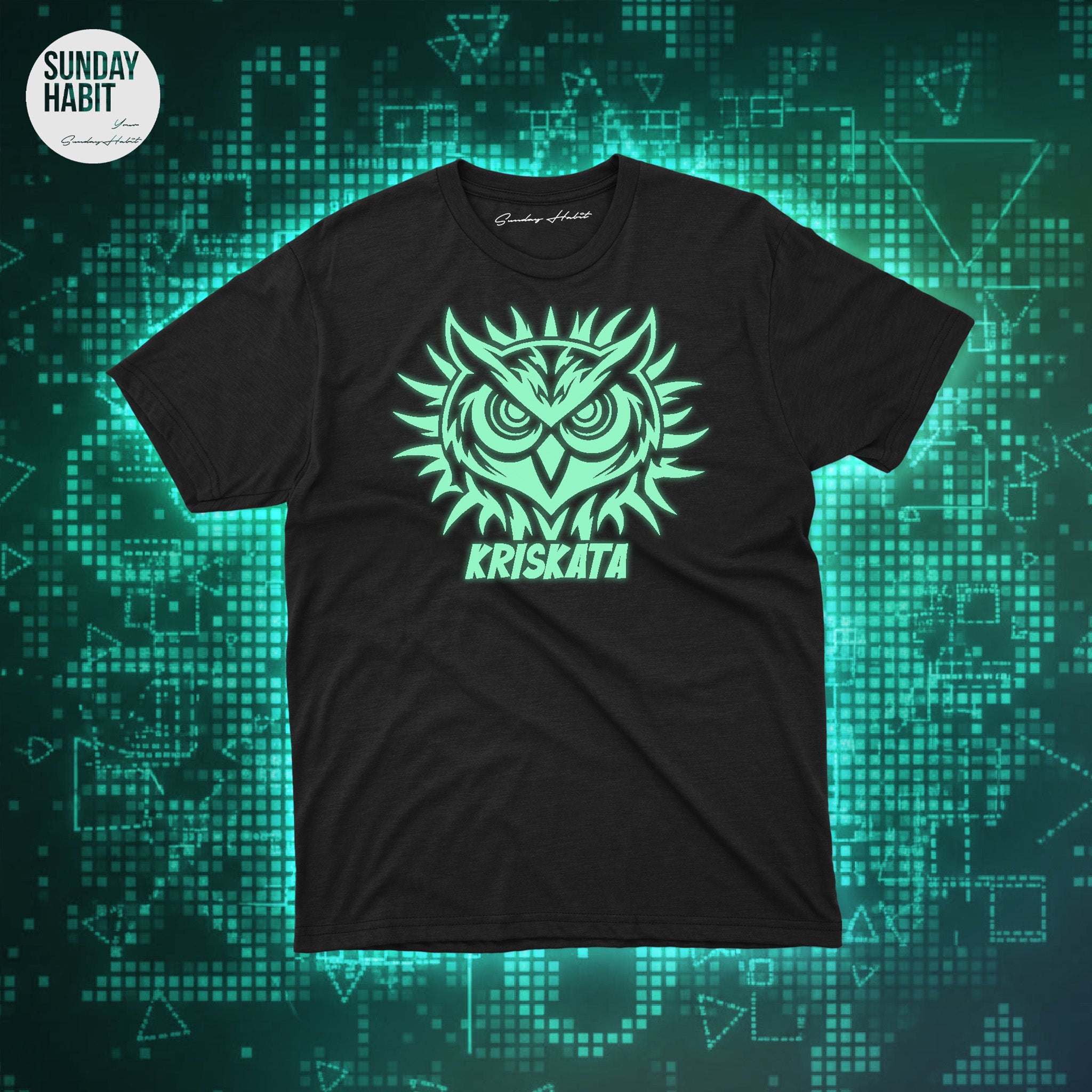 СВЕТЕЩА СЕДМИЦА - KRISKATA - черна тениска - Sunday Habit