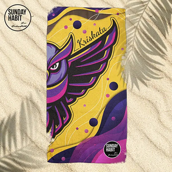 KRISKATA (yellow) - плажна кърпа Kriskata