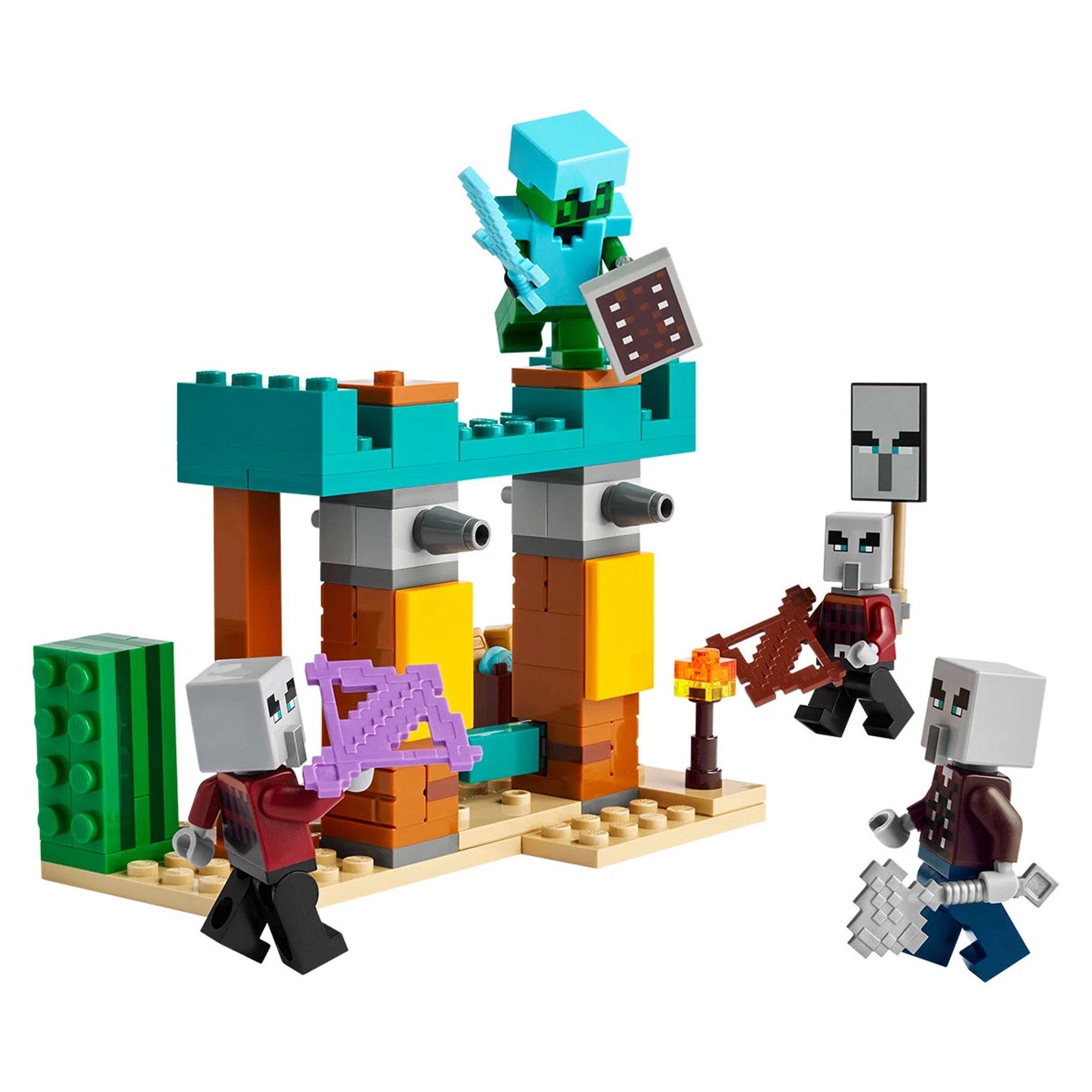 LEGO® Minecraft™ 21267 - Пустинният патрул на злобарите