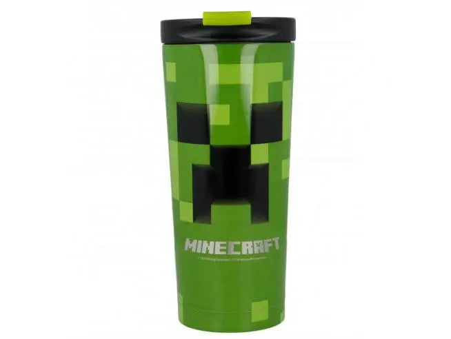 Minecraft Mug with Lid Stainless Steel 425ml Minecraft