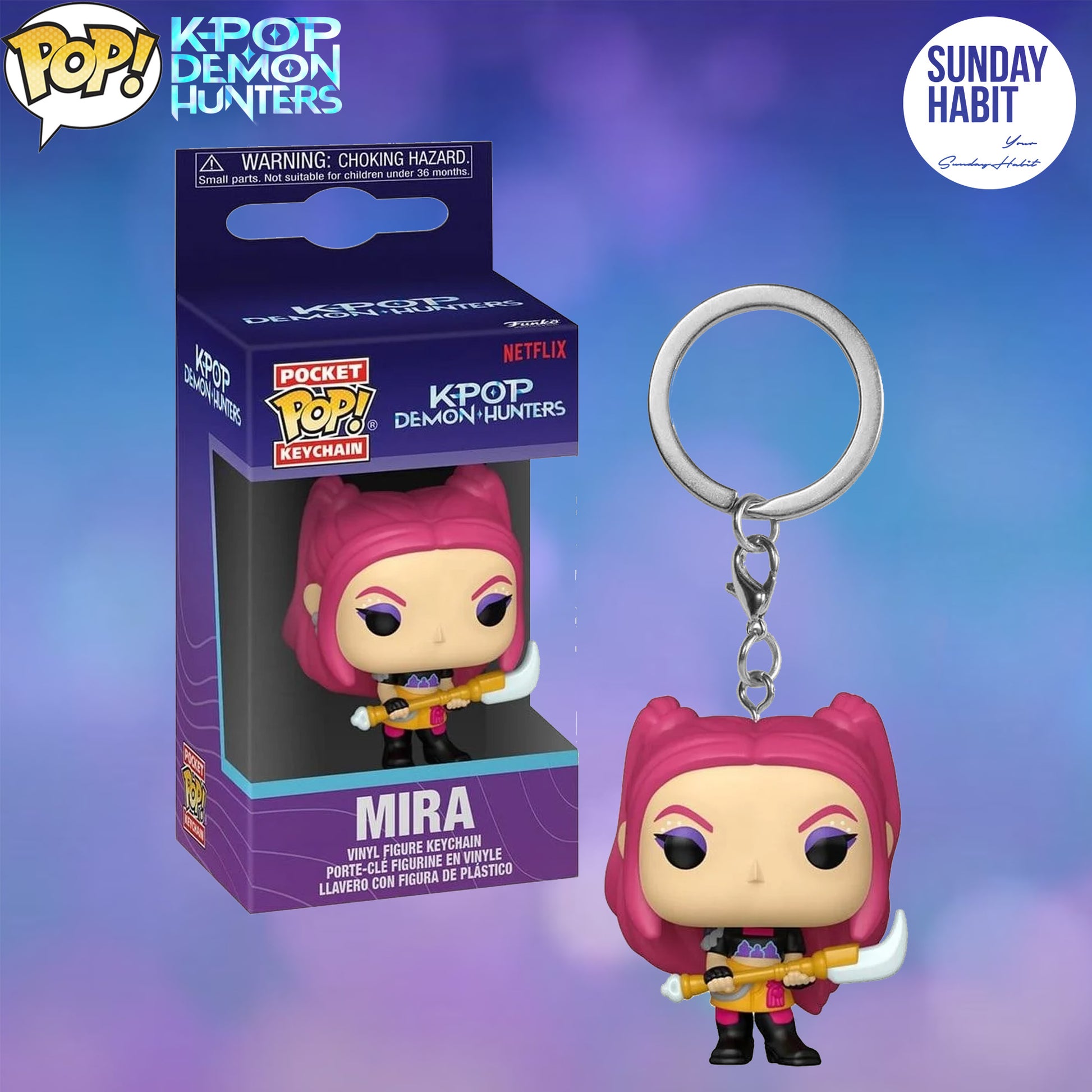 Pocket POP Keychain - MIRA - Sunday Habit