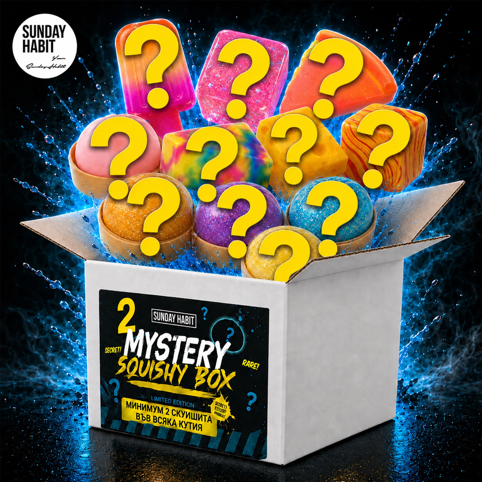 SQUISHY MYSTERY BOX - 2 гарантирани мистериозни скуишита