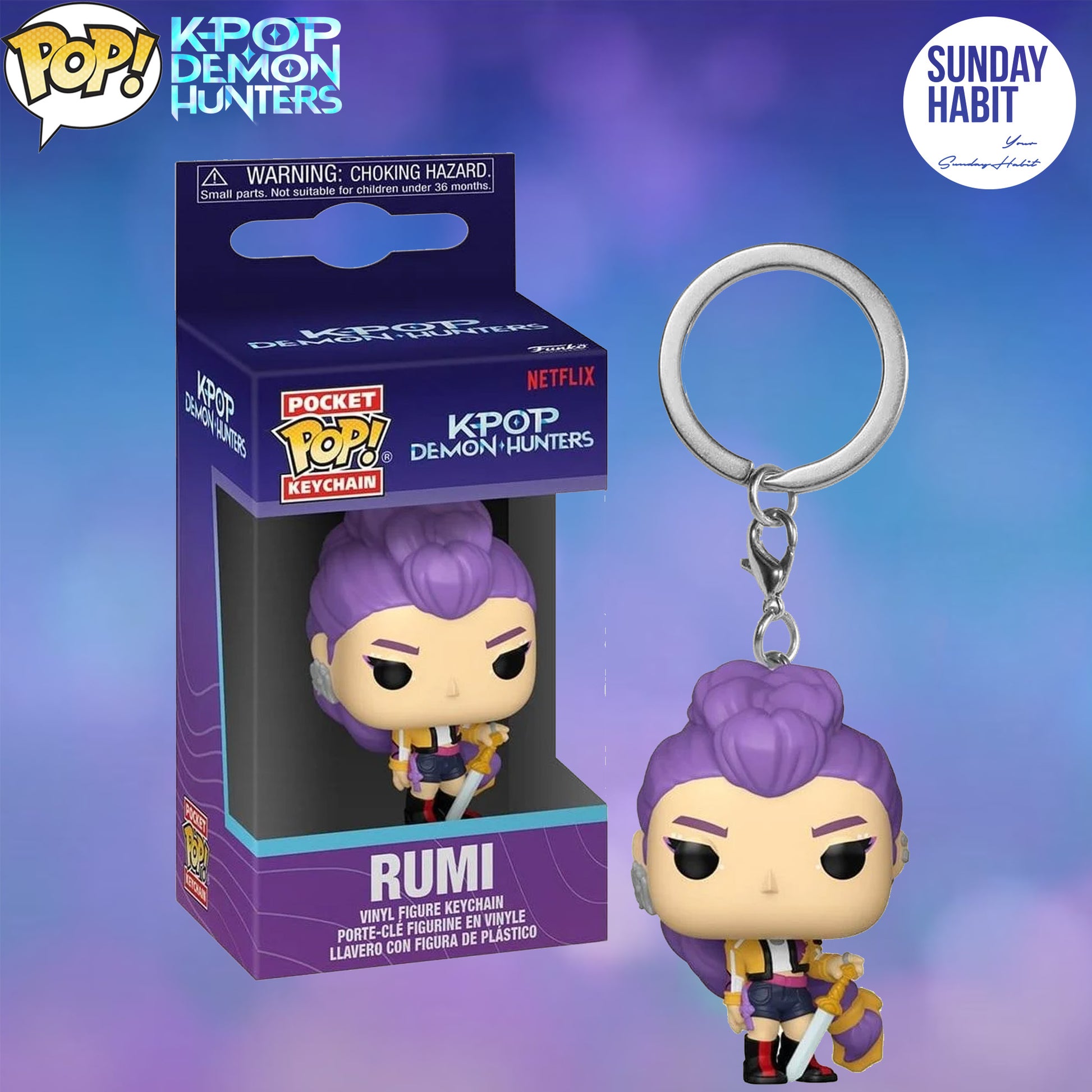 Pocket POP Keychain - RUMI - Sunday Habit