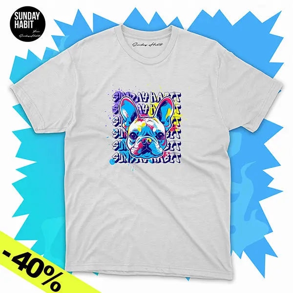 ЛЯТНА РАЗПРОДАЖБА -40% – Nara Splash – бяла тениска Sunday Habit