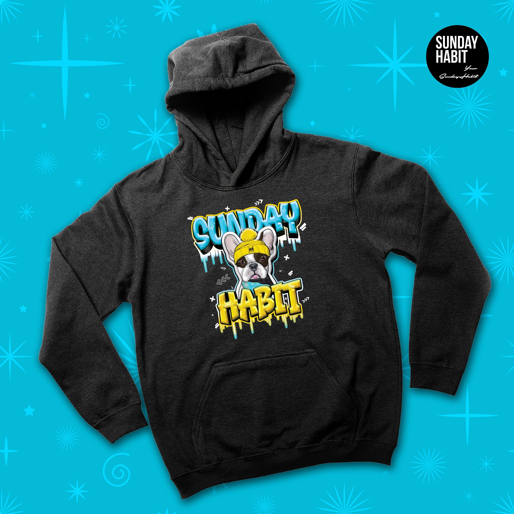 XMAS NARA ICY - черно худи - Sunday Habit