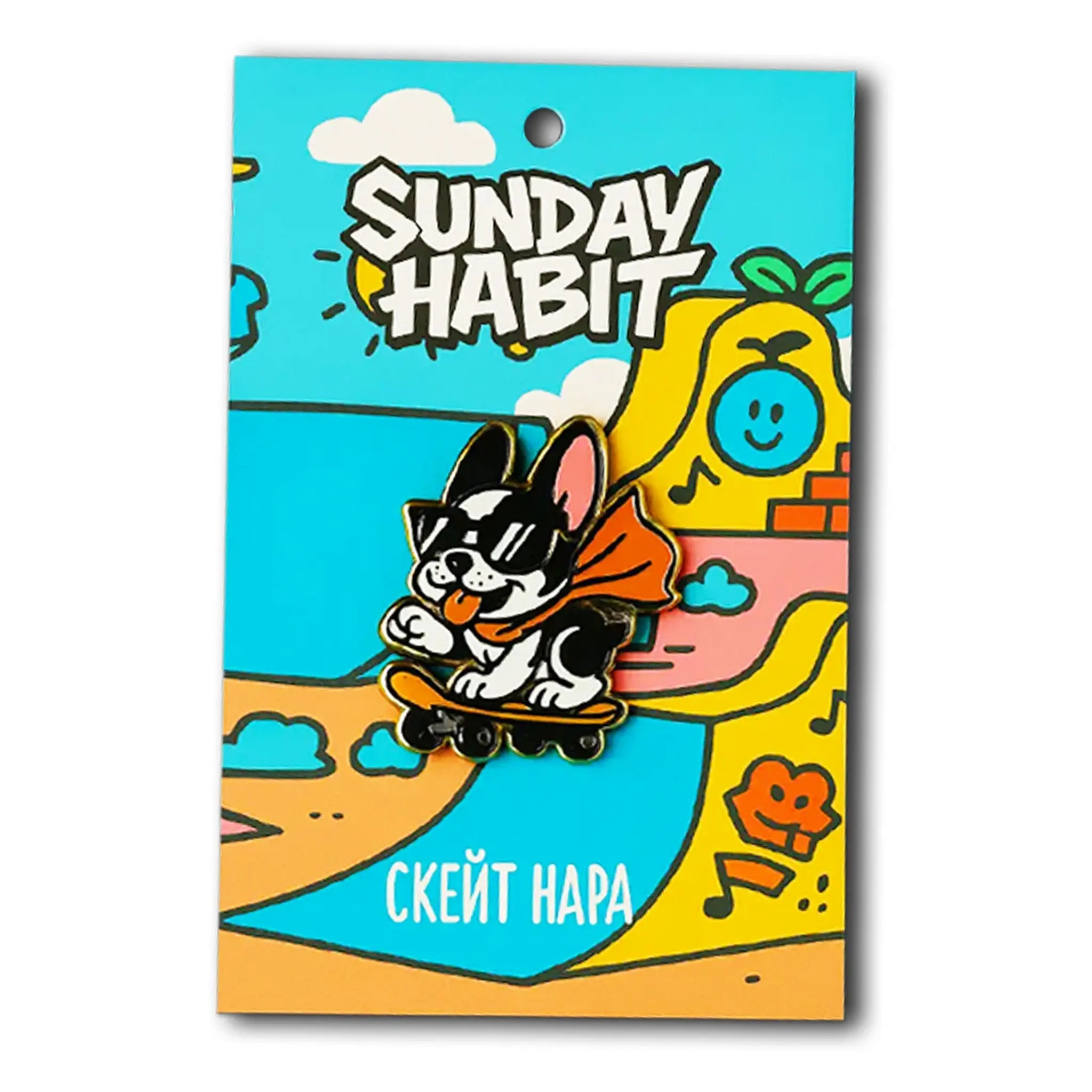 Nara Skate - значка Sunday Habit