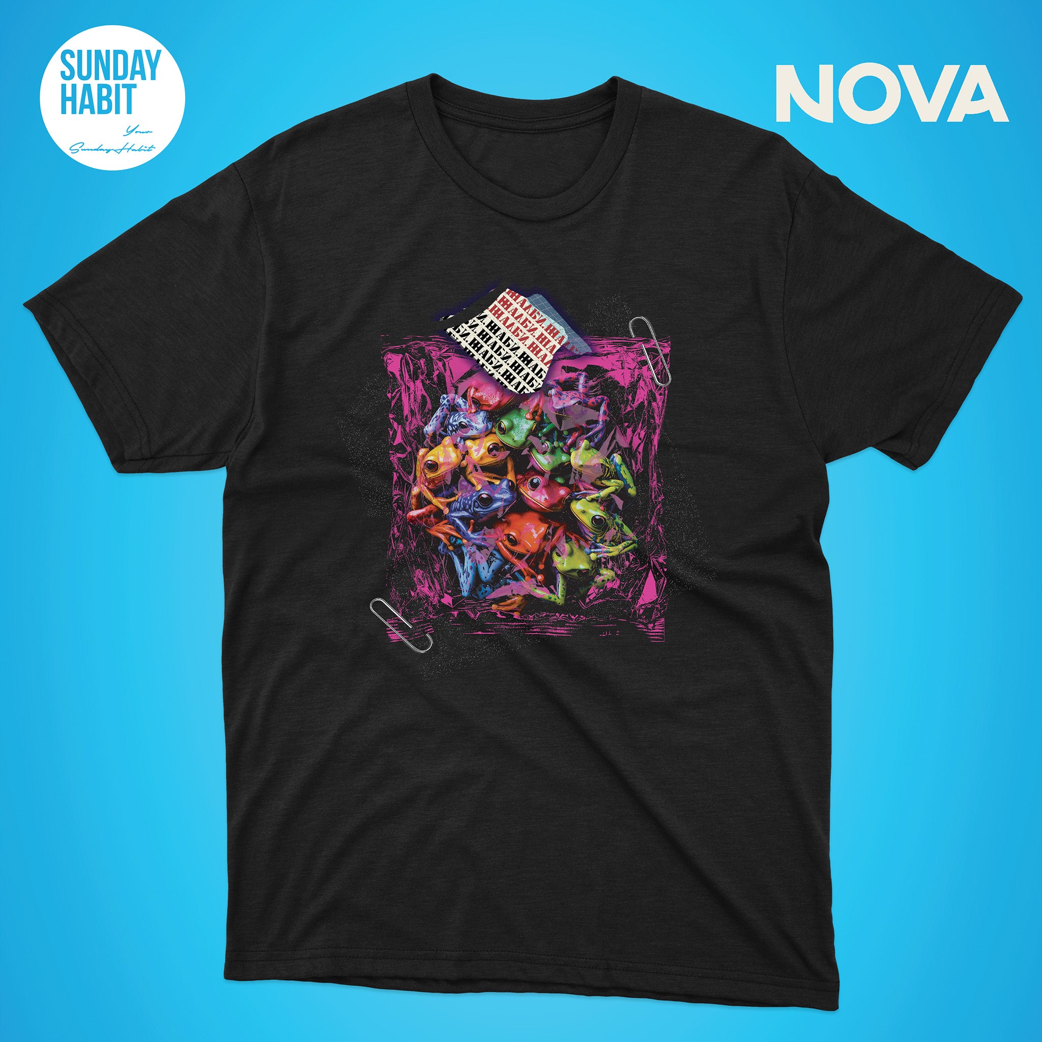 Жълби жаби /2/ - черна тениска