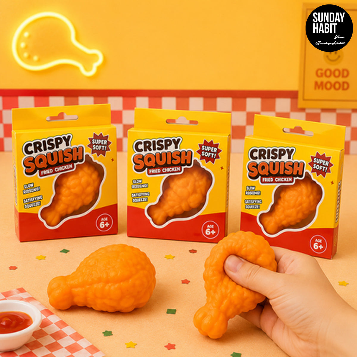 Fried chicken squishy