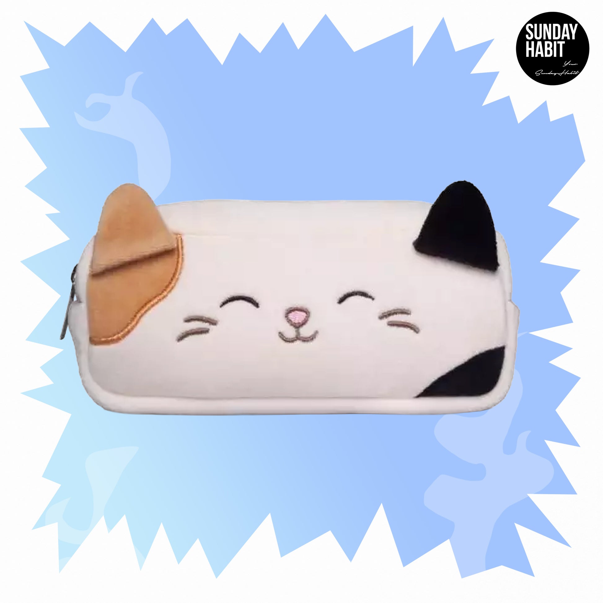 SQUISHMALLOWS - Cam the Cat мек несесер - Sunday Habit