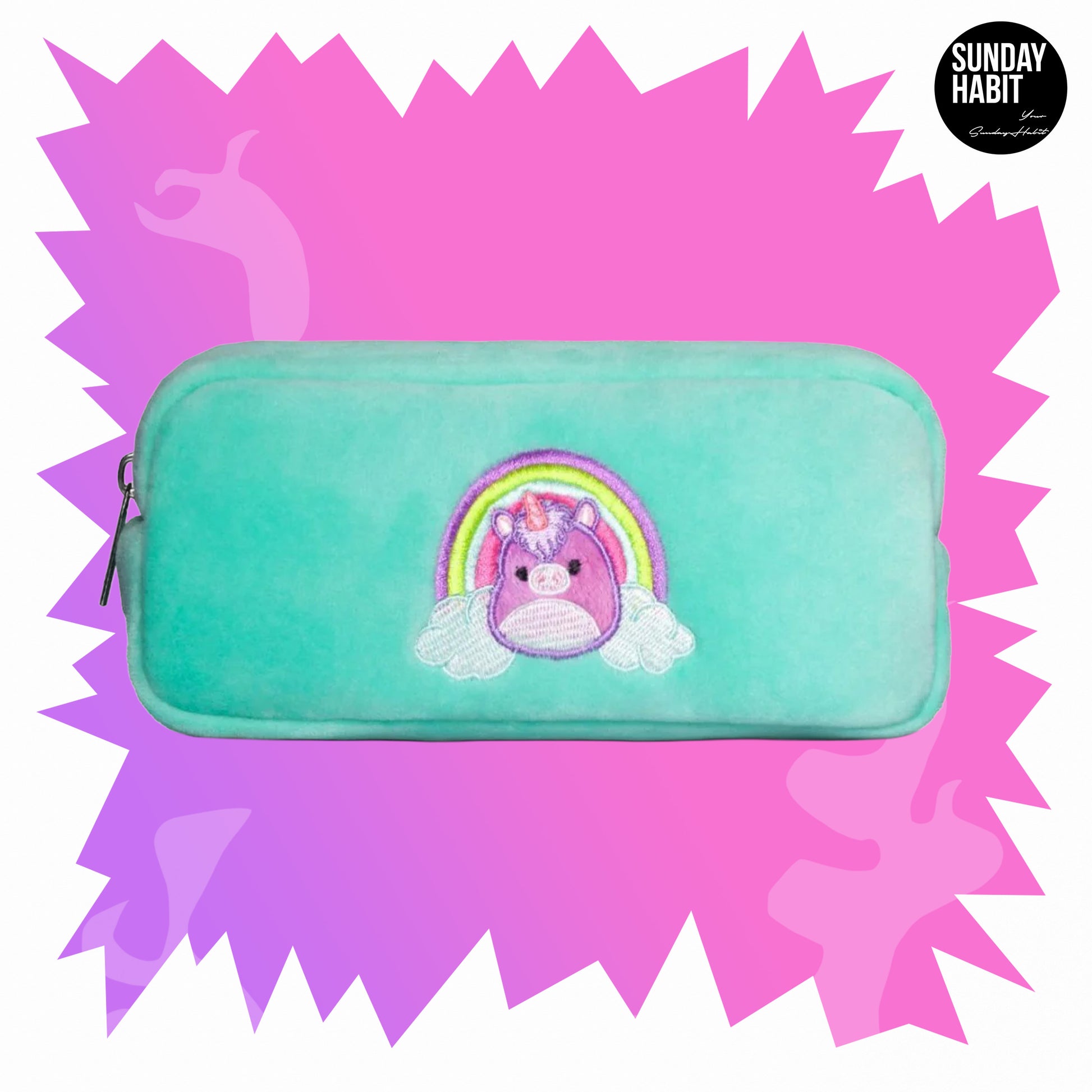 SQUISHMALLOWS - Rainbow несесер - Sunday Habit