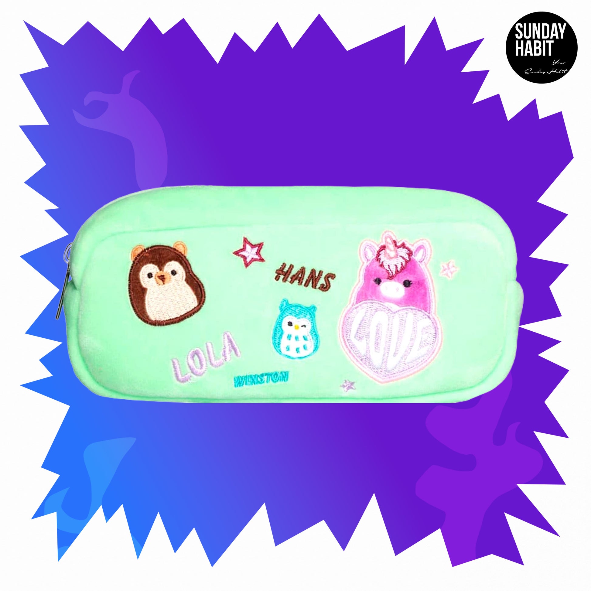 SQUISHMALLOWS - LOVE несесер - Sunday Habit