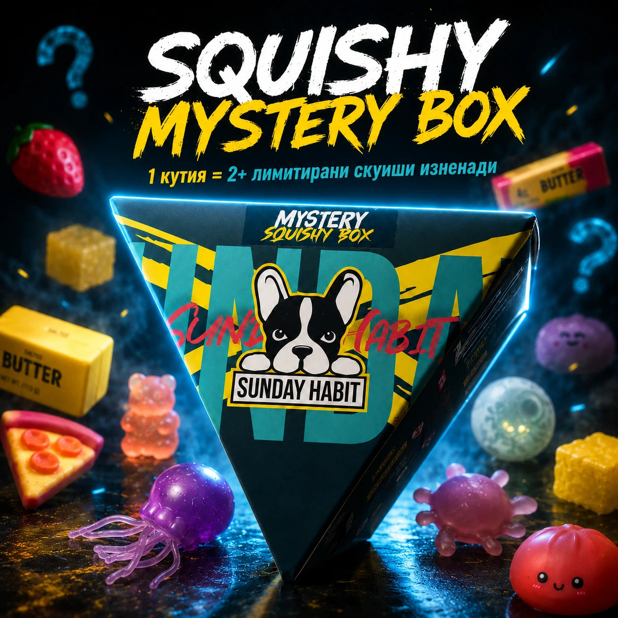 SQUISHY MYSTERY BOX - 2 гарантирани мистериозни скуишита
