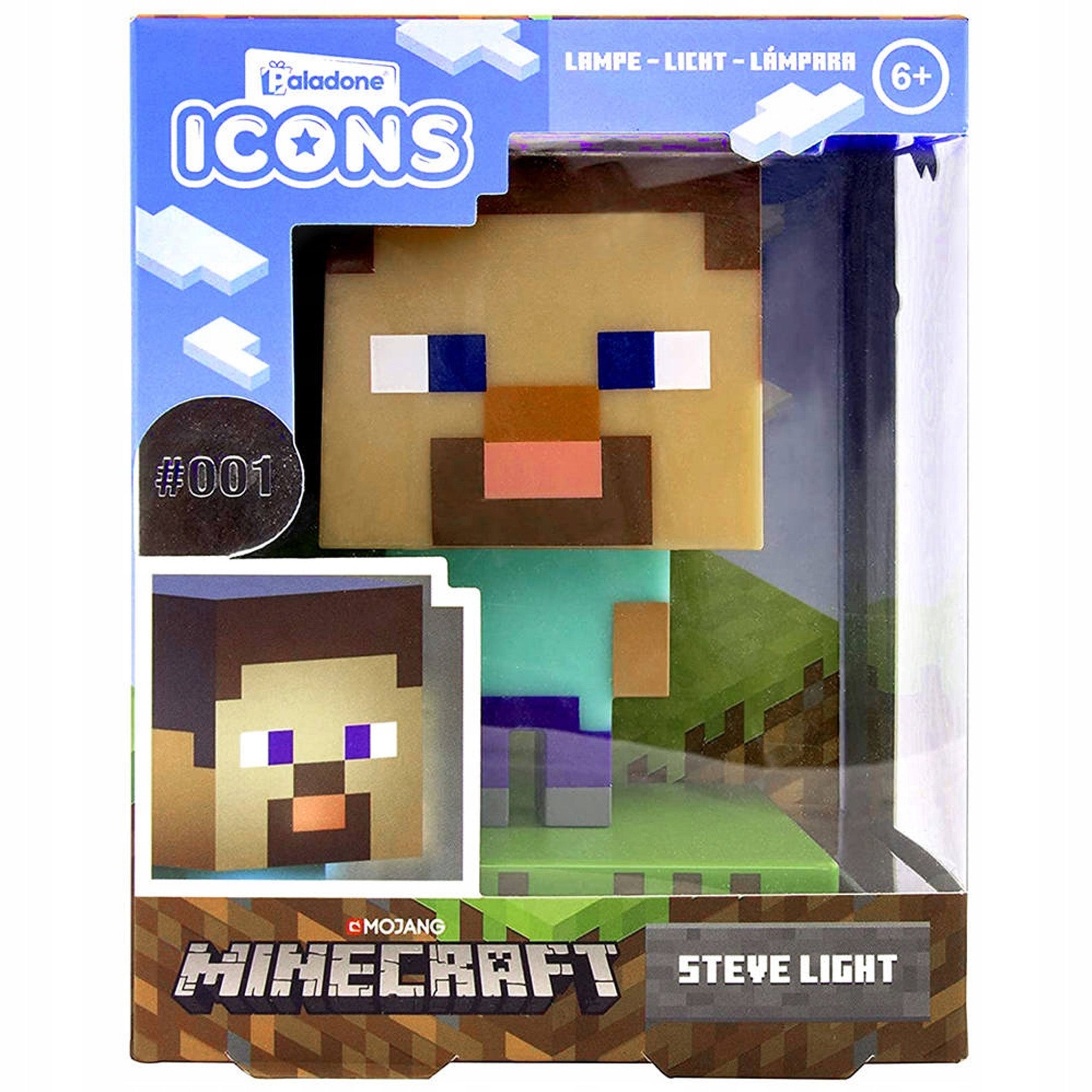 Лампа Minecraft Steve