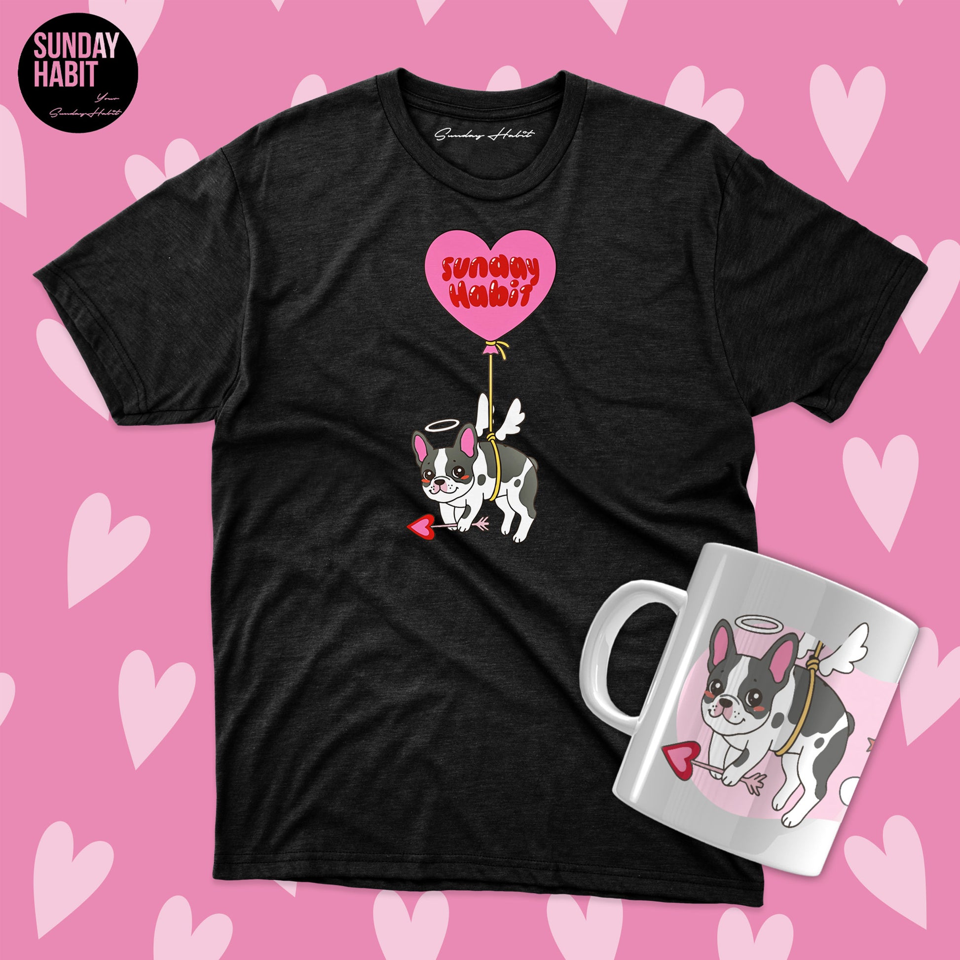 СВ. ВАЛЕНТИН КОМПЛЕКТ за НЕЯ - тениска + чаша - Sunday Habit