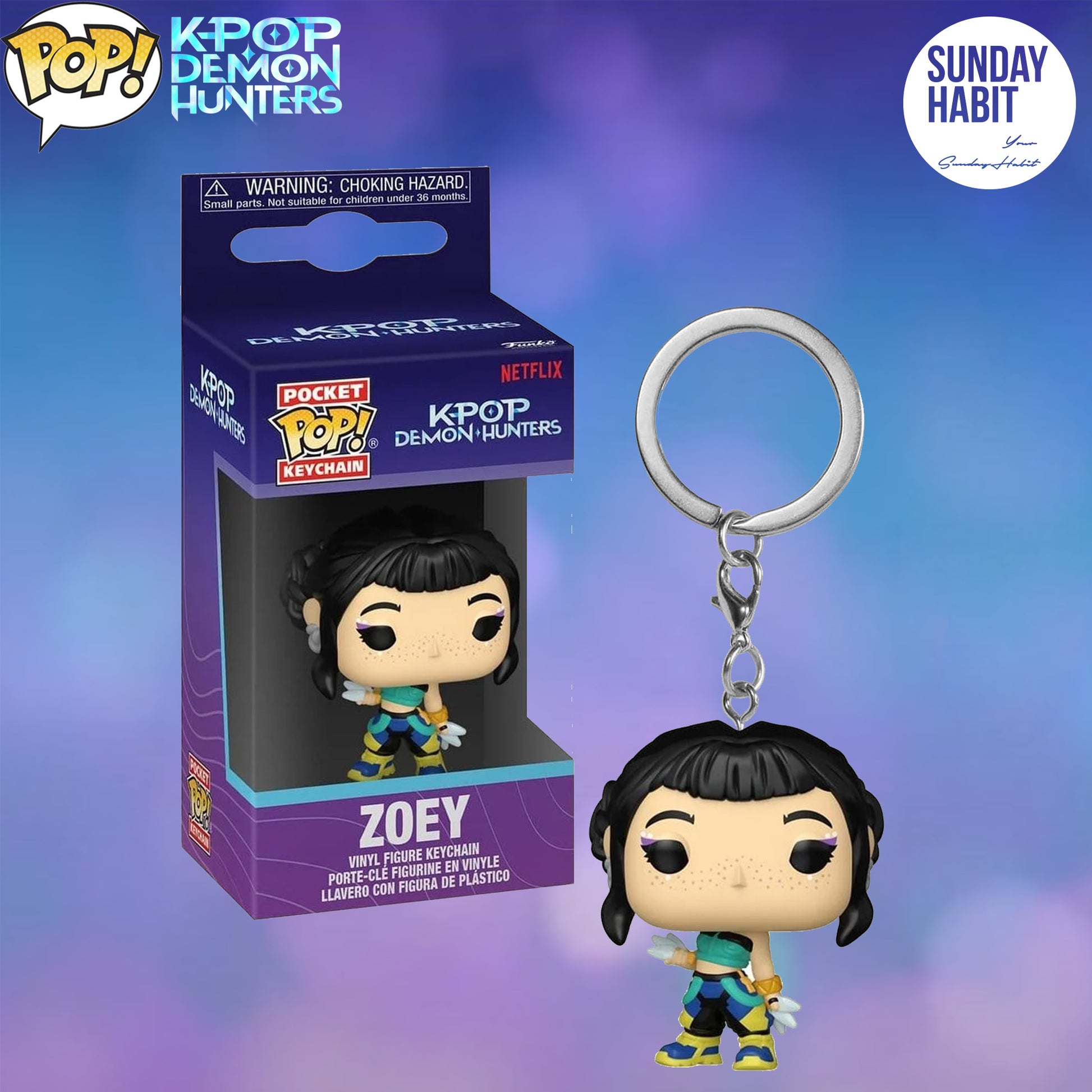 Pocket POP Keychain - ZOEY - Sunday Habit