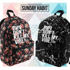 Don’t kill my vibe
Marble/Flowers backpack 2 Don't kill my vibe
Marble/Flowers backpack