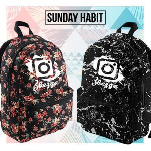 Instagram звезда Marble/Flowers backpack 2 Instagram звезда Marble/Flowers backpack
