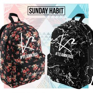 #TEAMKRIS Marble/Flowers backpack 2 #TEAMKRIS Marble/Flowers backpack