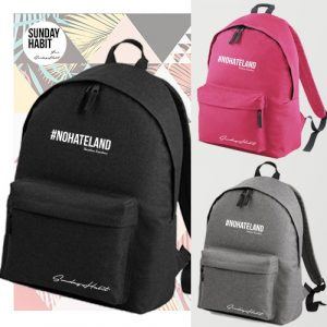#NOHATELAND white Backpack 2 #NOHATELAND white Backpack